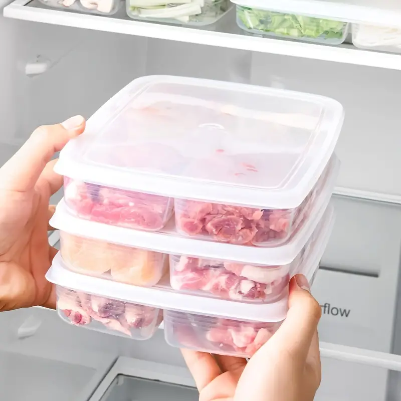 Fresh keeping Boxes Reusable 4 compartment Food Containers - Temu