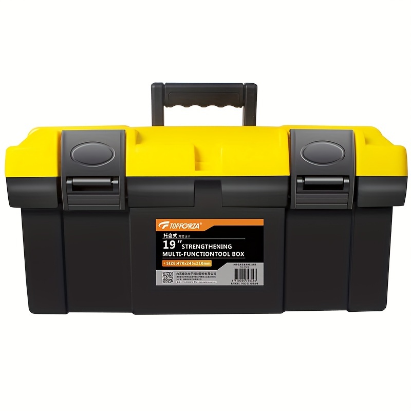 1pc Toolbox Portable Plastic Tool Boxes Portable Double Layer