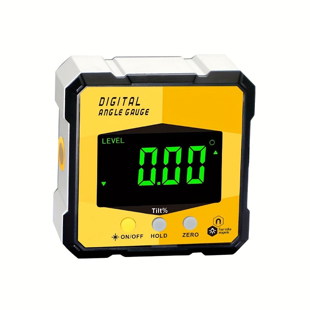 Medidor de ángulo Inclinometro digital portatil 0 – 360° Huepar
