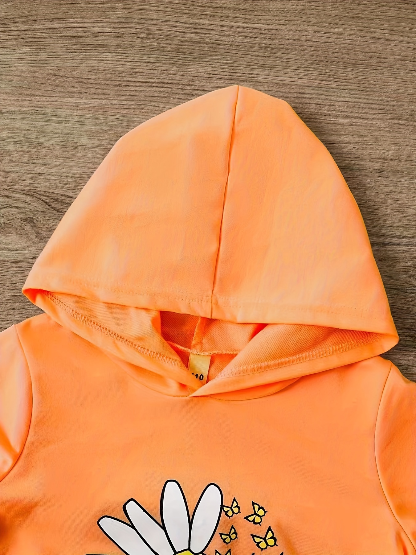 Orange hotsell hoodie toddler