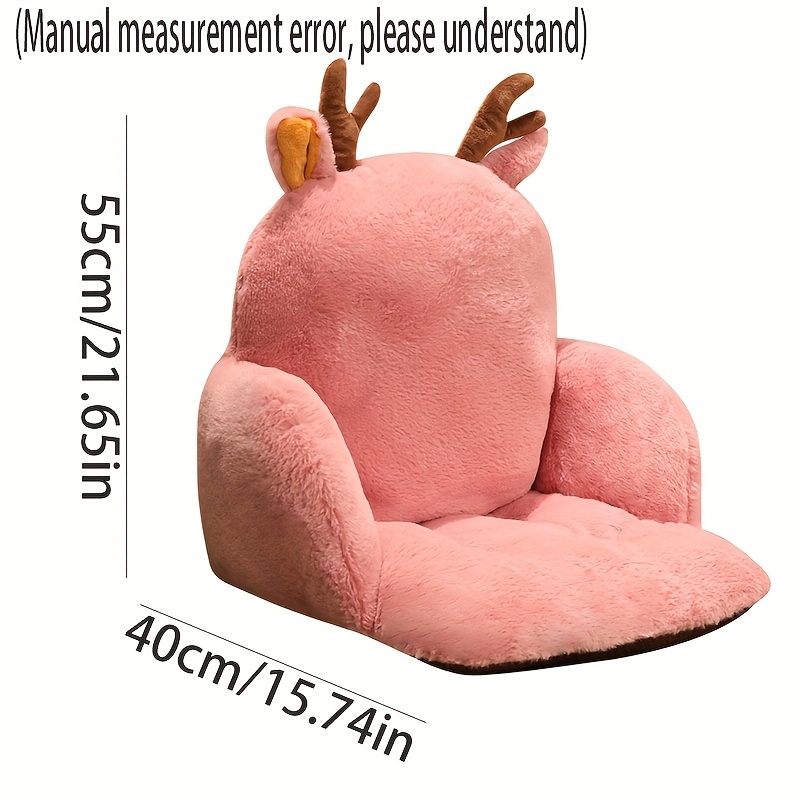 Imitation Rabbit Fur Full Encircling Seat Cushion One - Temu