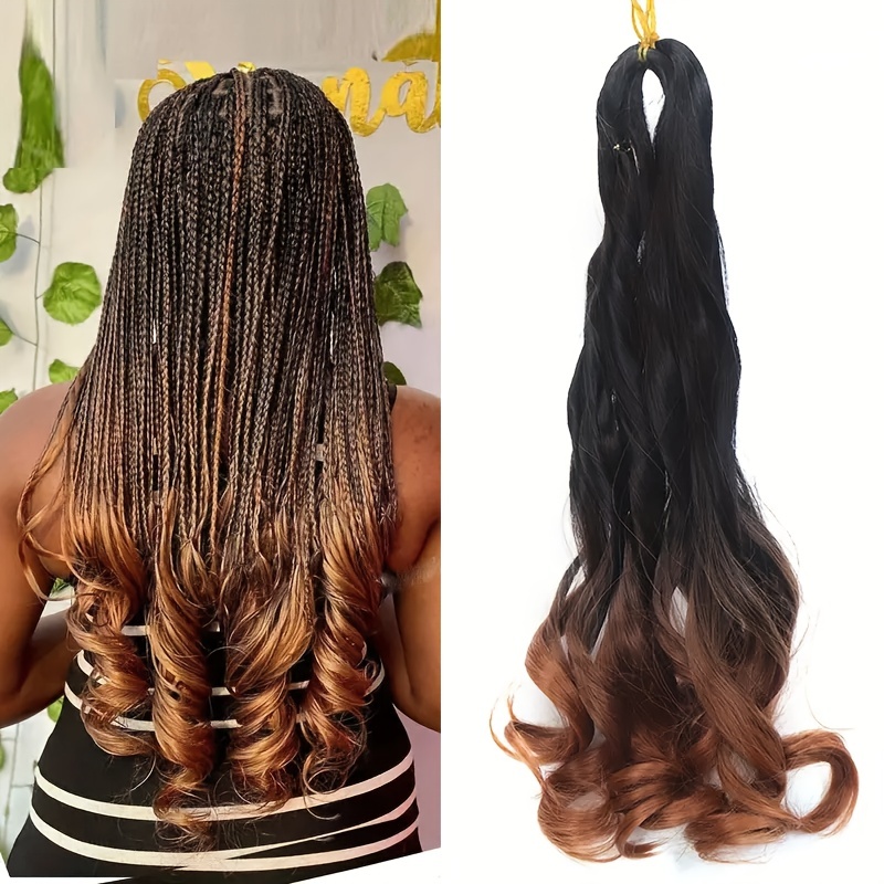 French Braids Hair Natural Black Pre Stretched Bouncy - Temu Canada