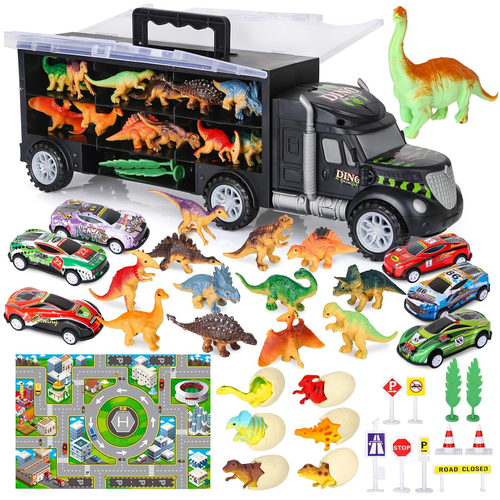 Pack 3 Dinosaurios Dino Mat Dinosaurs con luces y sonidos