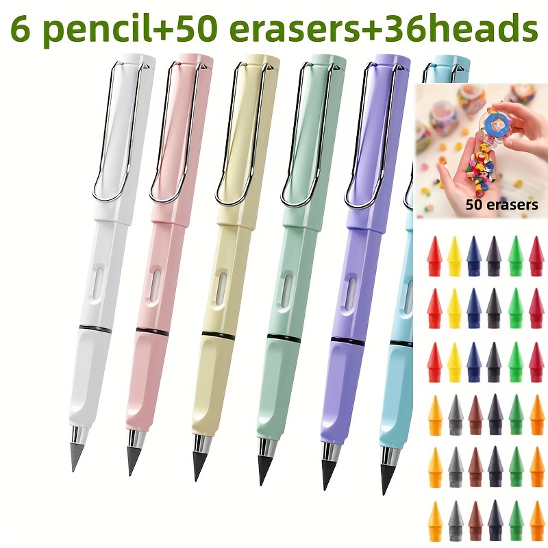 Fvcisshhu 36PCS Flexible Bendable Pencils,Colorful Soft Bendy Pencils with  Eraser for Kids or Students as Great Party Favor,Reward and Gifts
