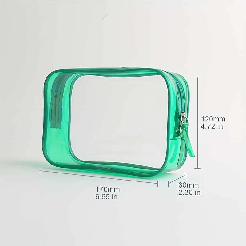 Minimalist Makeup Zipper Pouch Lightweight Storage Bag - Temu