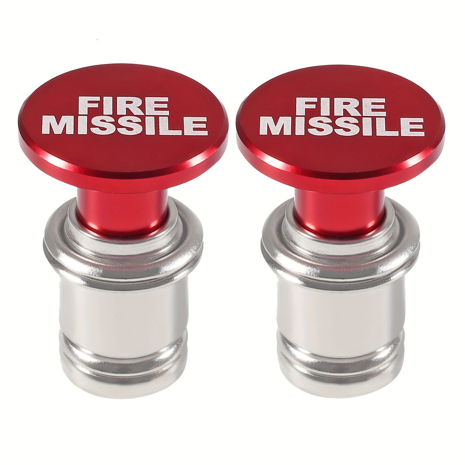 2pcs car plug fire nit button 12v