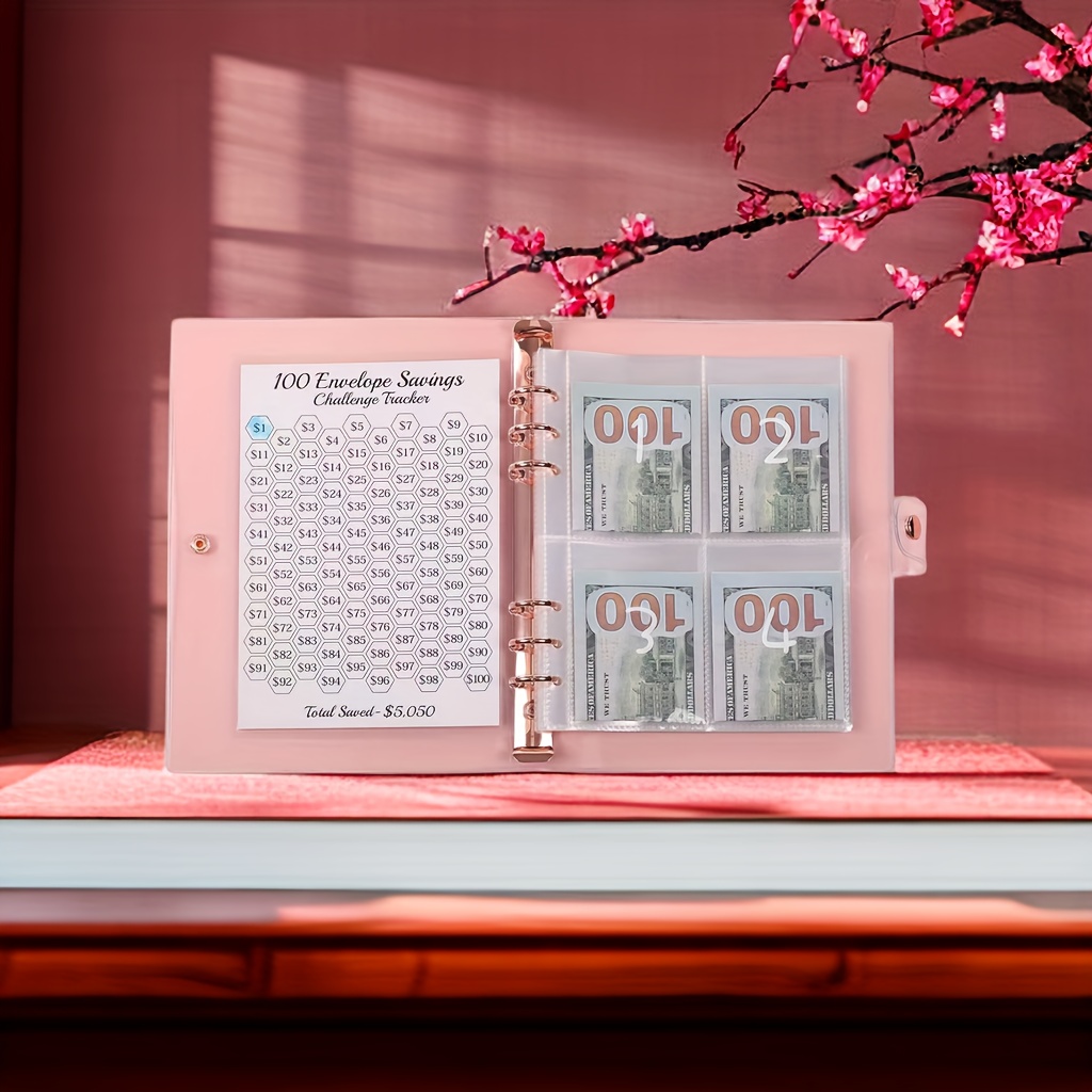 Savings Challenge Binder Money Saving Binder Wallet Savings Temu