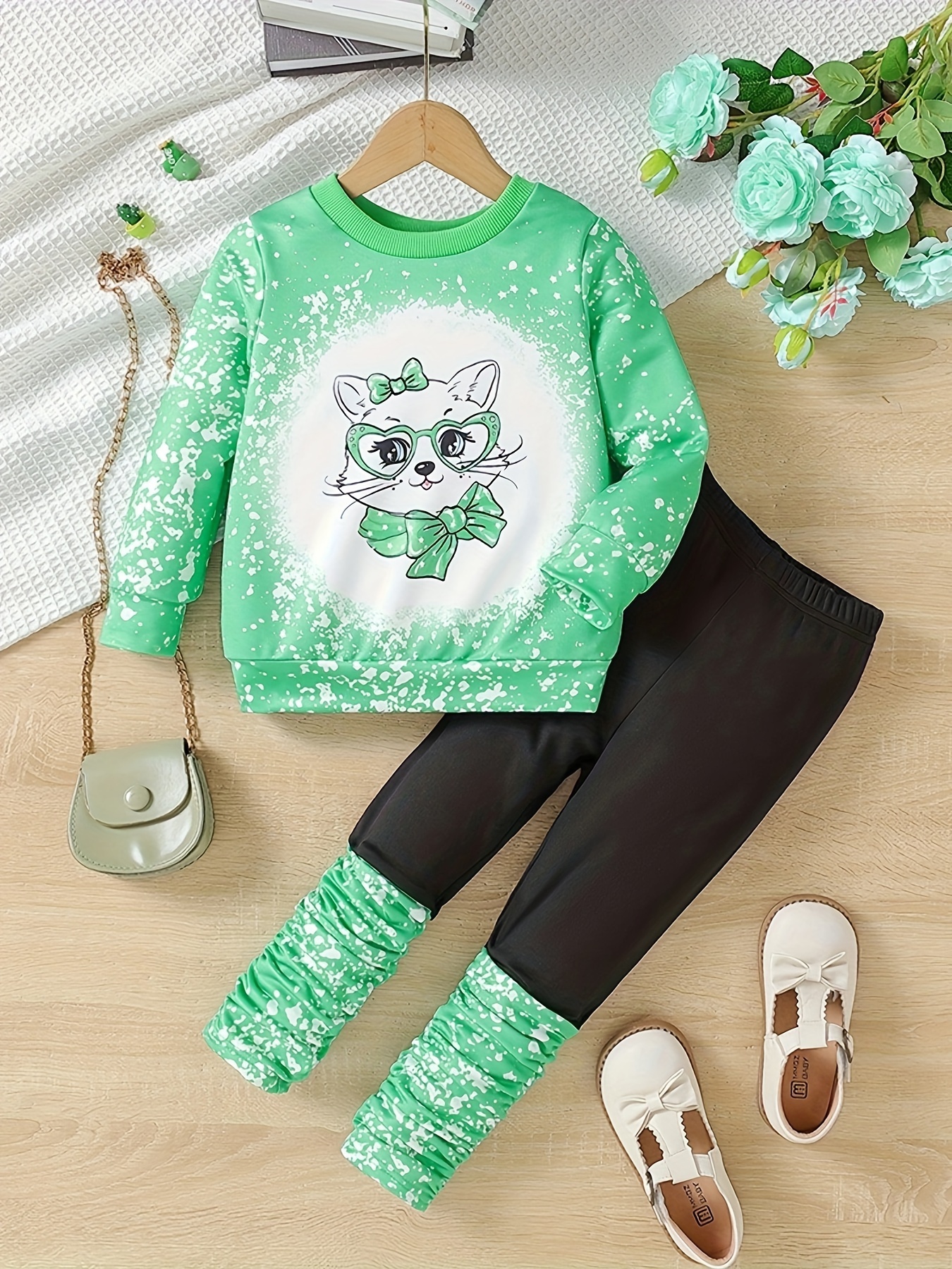 Camisetas y Conjuntos Niña verde 