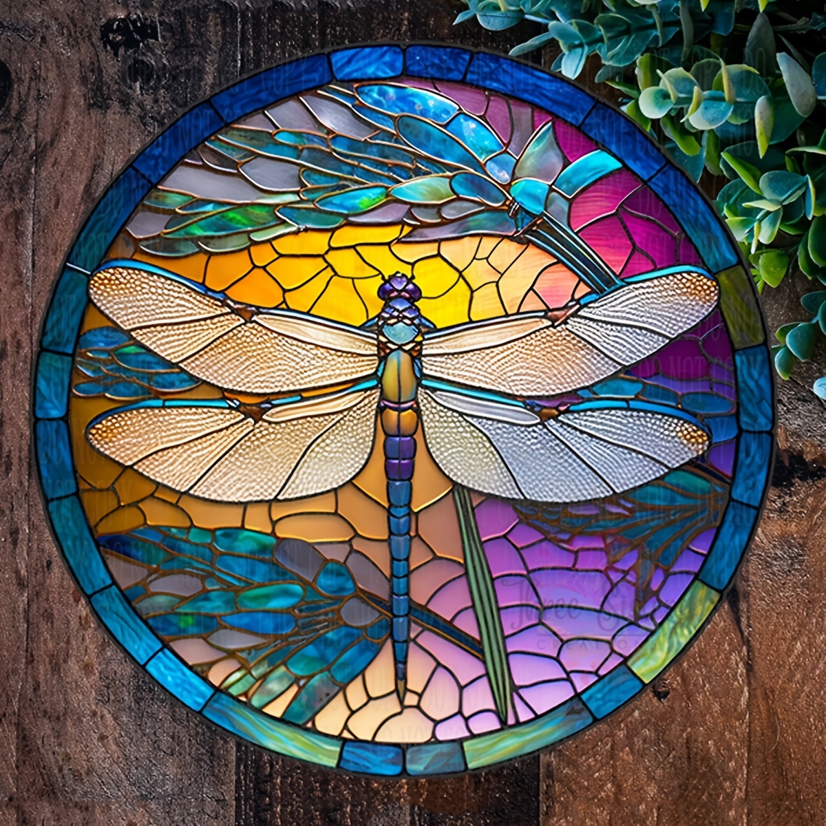 Welcome Card Dragonfly Wall Sculpture Wall Mounted Wooden - Temu Canada