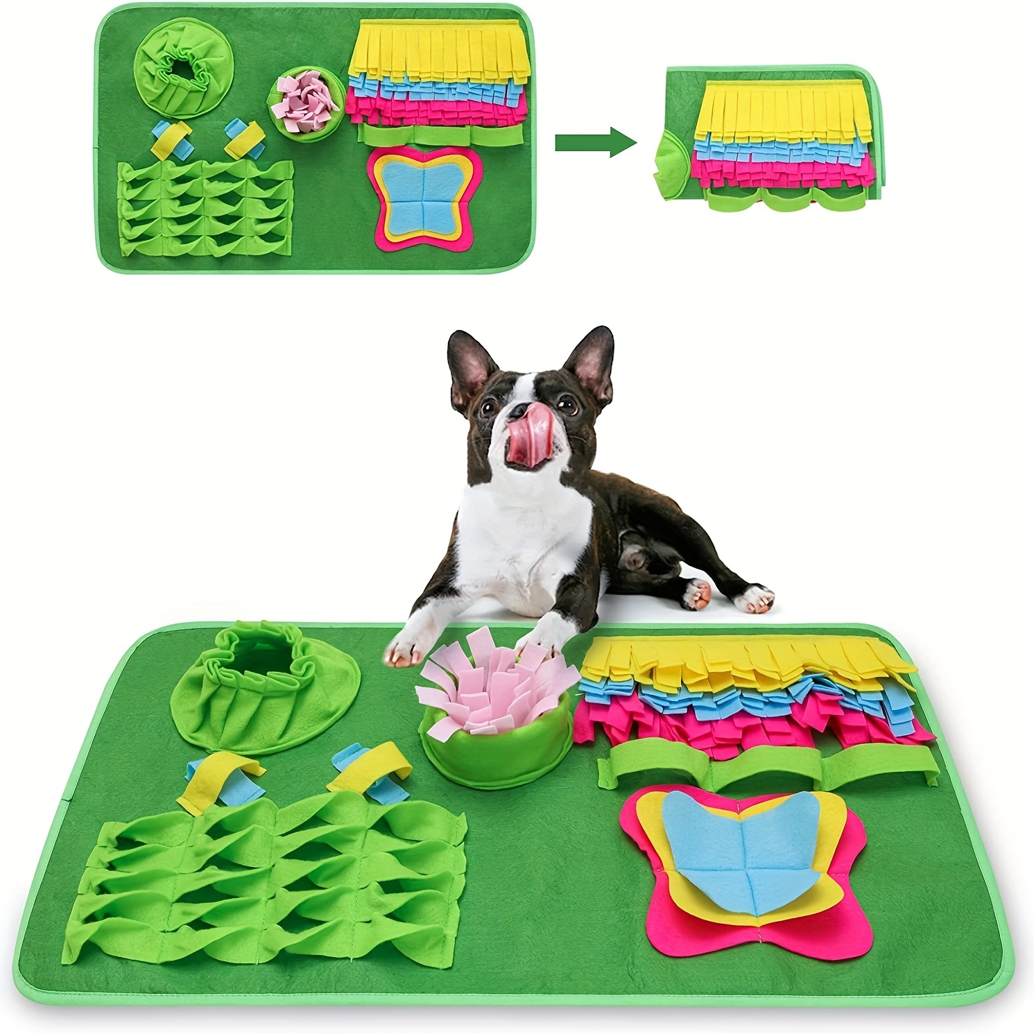 Dog Snuffle Mat Pet Slow Feeding Pad Pet Sniffing Mat - Temu