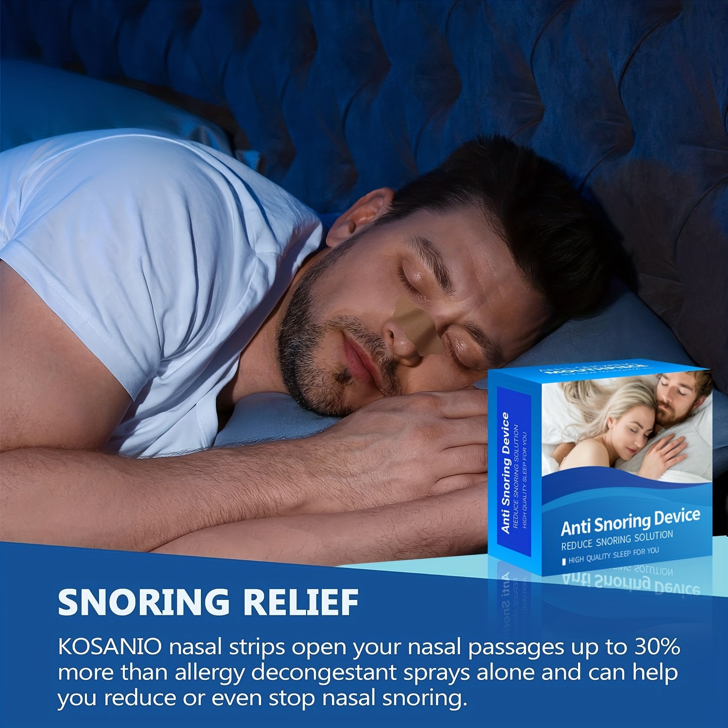 Breathe Right | Extra Strength | Tan Nasal Strips | Help Stop Snoring |  Drug-Free Solution & Instant Nasal Congestion Relief Caused by Colds 