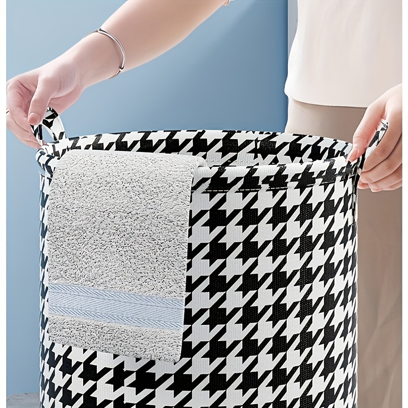 Printed Laundry Bag - Black - Home All