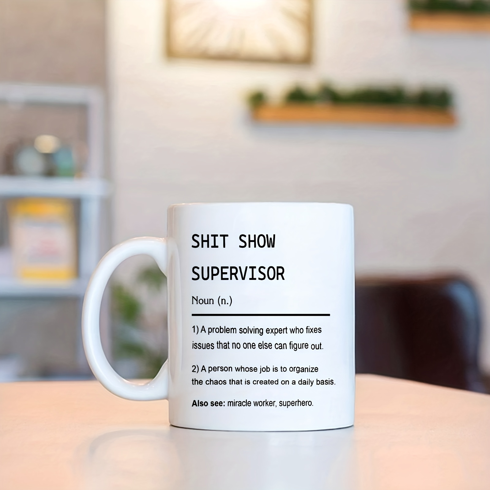 Shit Show Supervisor Noun (n.) Cup Stainless Steel Tumbler - Temu Canada