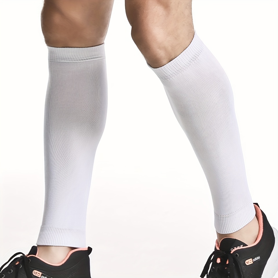 Football Leg Sleeves Breathable Sports Calf Sleeves Knitted - Temu Canada