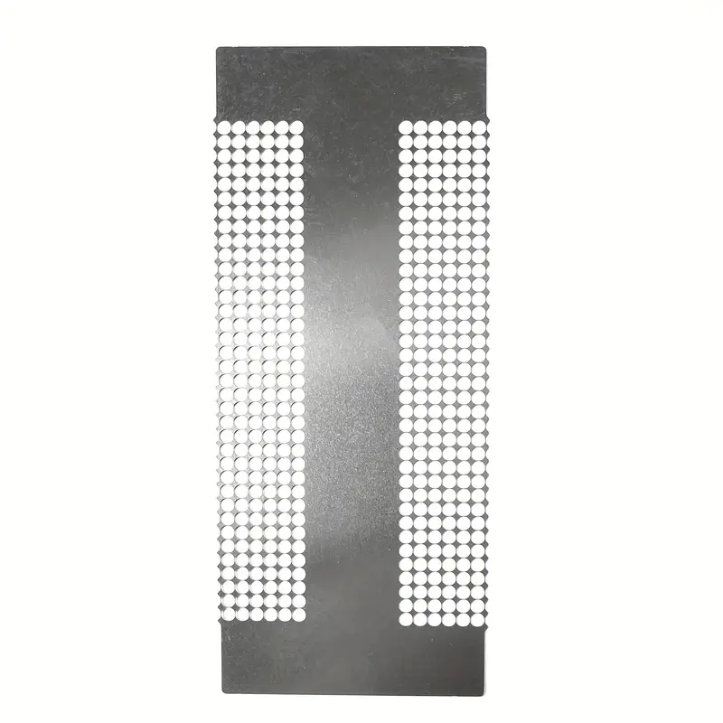 1Set Ruler Stainless Steel Mesh Ruler 216 400 520 599 699 800 1020 Blank Grid 5D Diamond Art Ruler, Silver