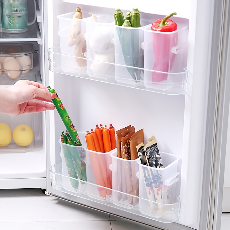 1/4PC Kühlschrank Lagerung Partition Küche Gadgets Kunststoff