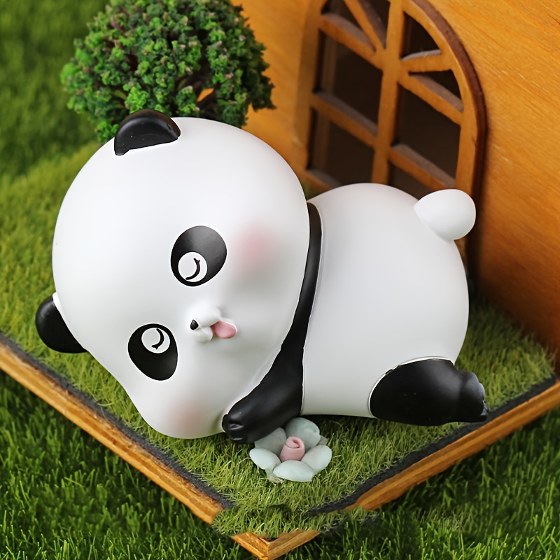 1 Stück Nette Mini Panda Ornament Auto Innenraum Puppe - Temu Austria