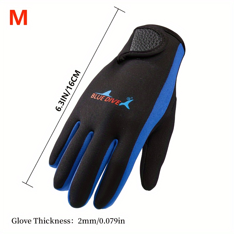 Durable Anti Slip Diving Gloves Winter Swimming Surfing Underwater Work