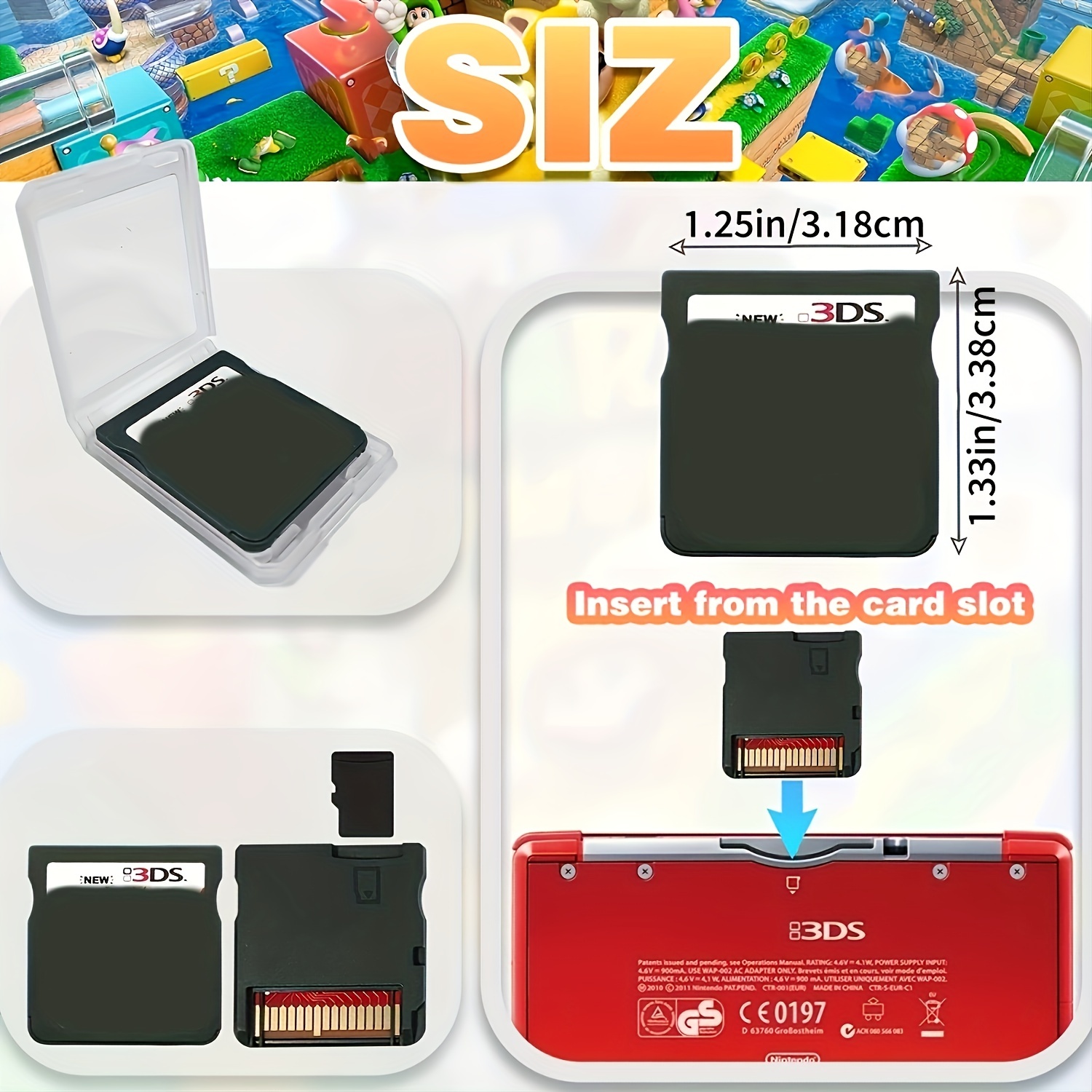 Accessoires - COLLECTORS ITEM - R4 3DS FOR NDS/NDSL/NDSi/NDS XL/N3DS -  NEVER USED IN RETAIL PACKING