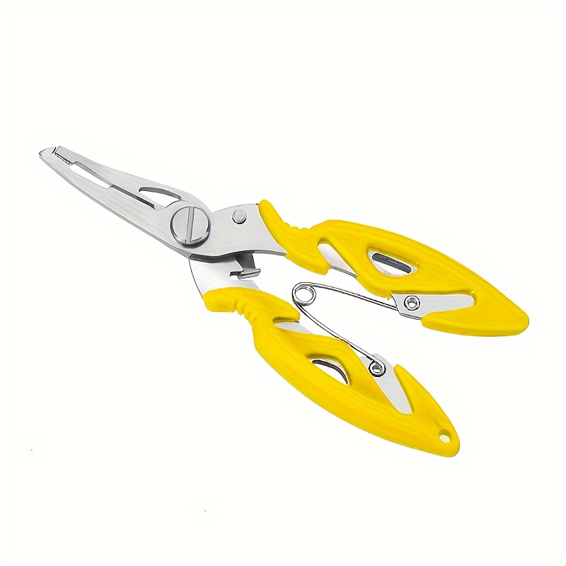 SANLIKE Fishing Pliers Scissors Stainless Steel Multifunction Fishing Lure  Hook Remover Braided Line Cutter Scissors Tackle Tool - AliExpress