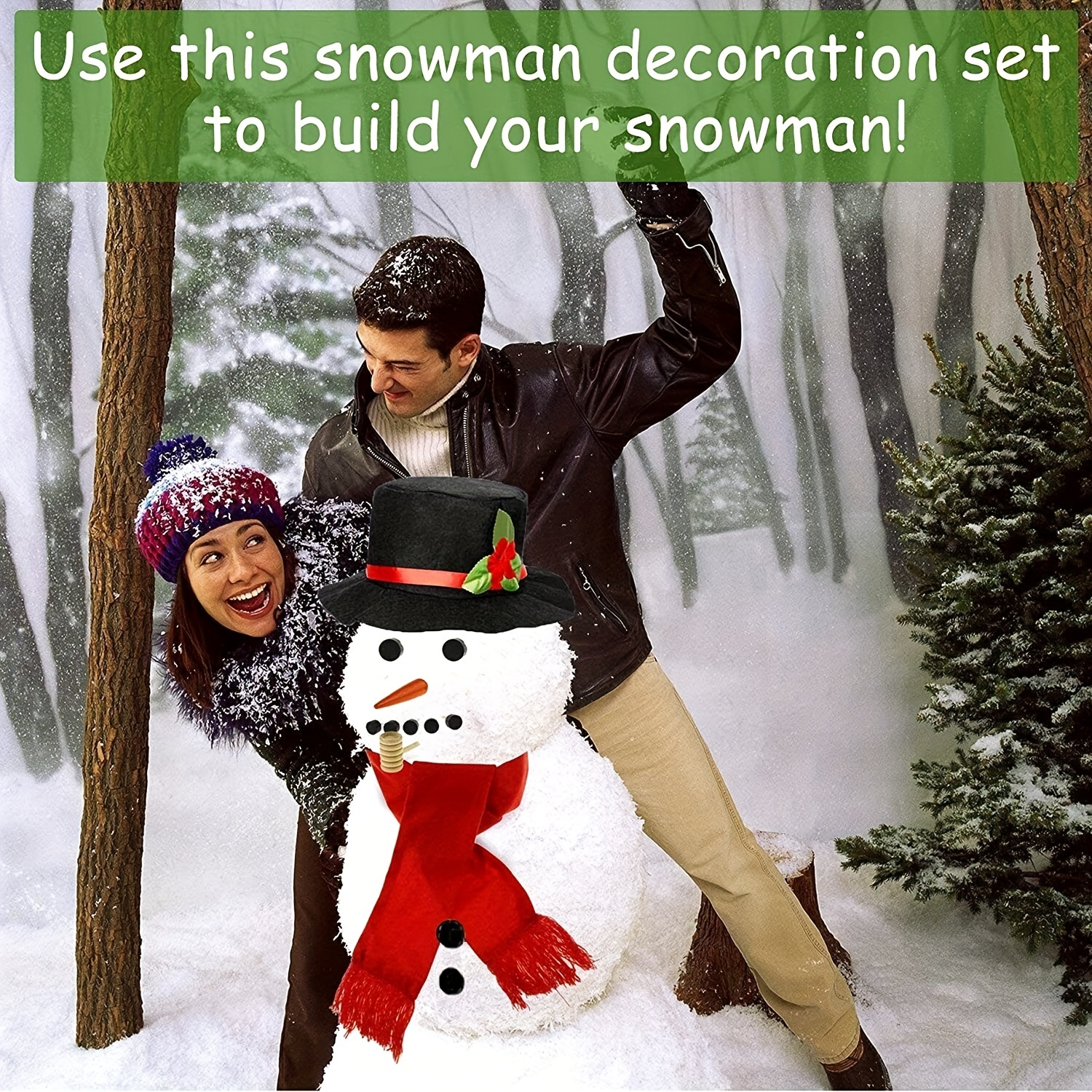 Diy Snowman Decorating Kit Snowman Dressing Making Kit For Winter