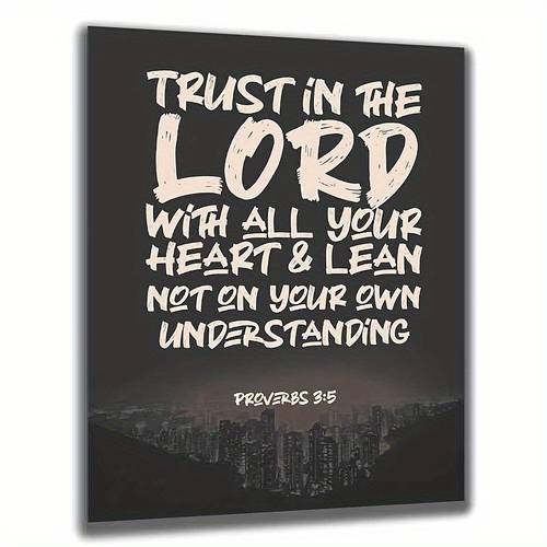 2d flat 2d flat wall decoration featuring 3 5 emphasizing faith in the as a christian gift canvas print suitable for home or office measuring 8 by 10 inches