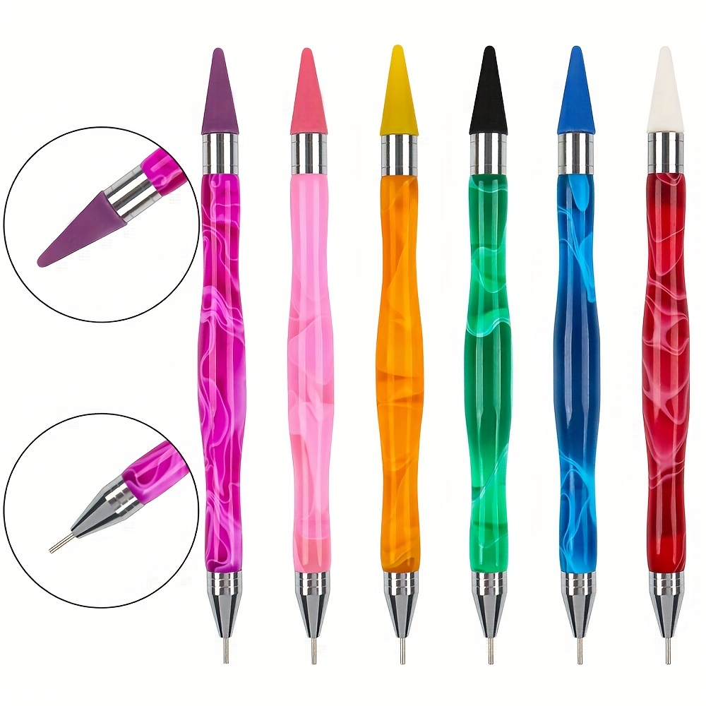 Diy Diamond Painting Pens With Wax Refillable Wax Pen - Temu