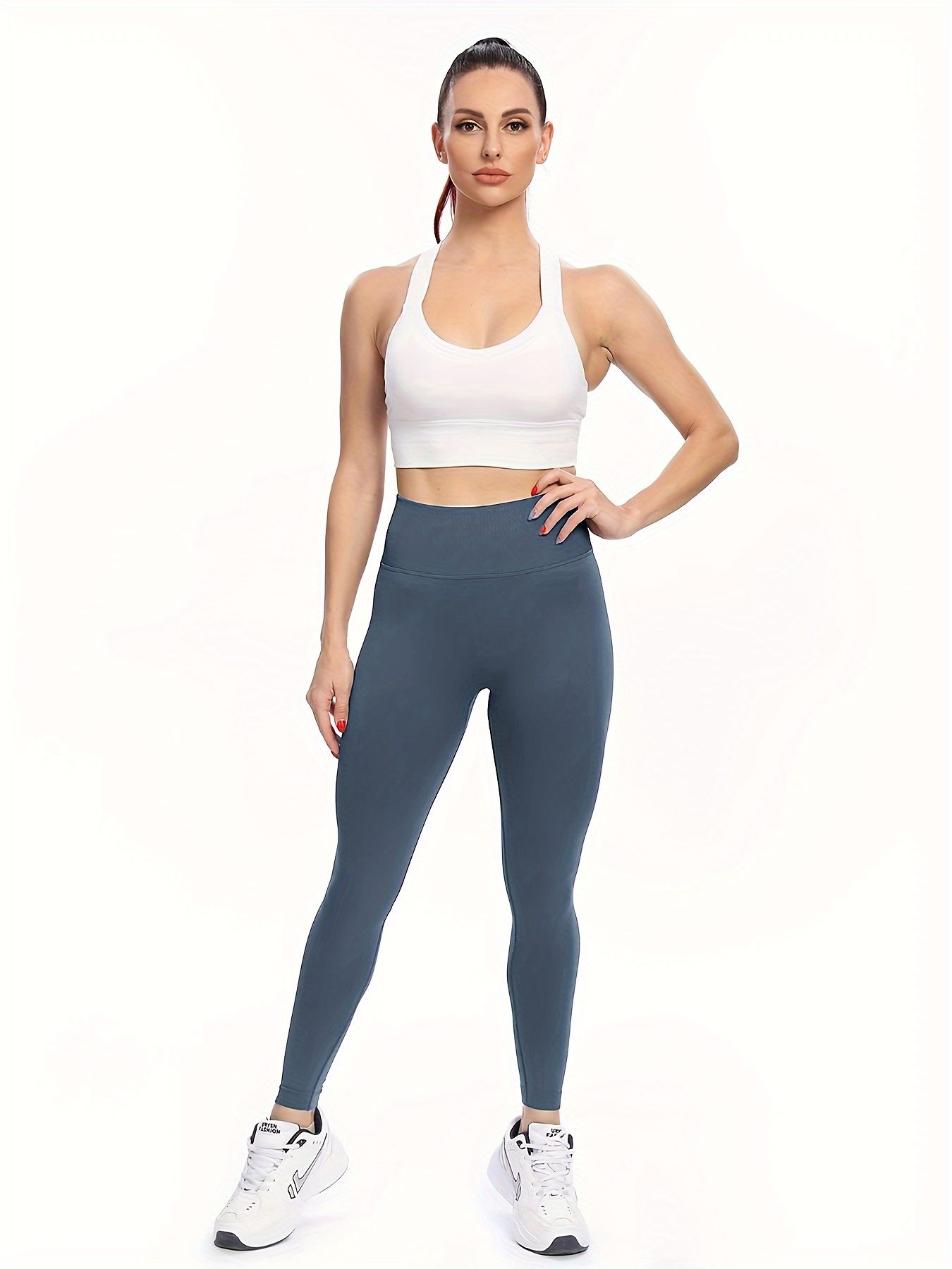 Yoga Pants Leggings For Women High Waist Tummy Control Compression For  Workout Jogging Cycling Table Tennis Volleyball Tennis