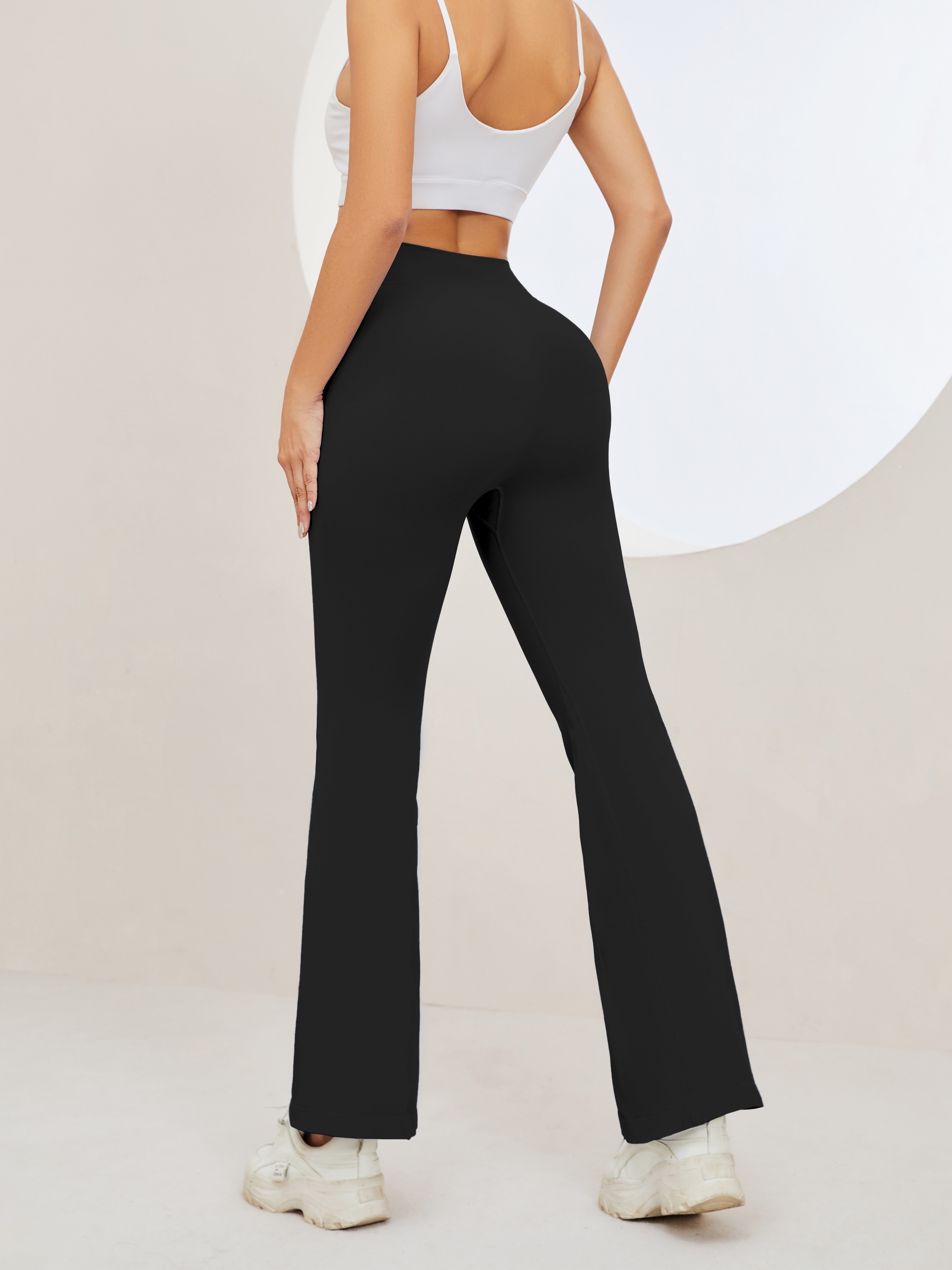 Solid Seamless Buckle Front High Waist Shaping Pants Tummy - Temu Germany