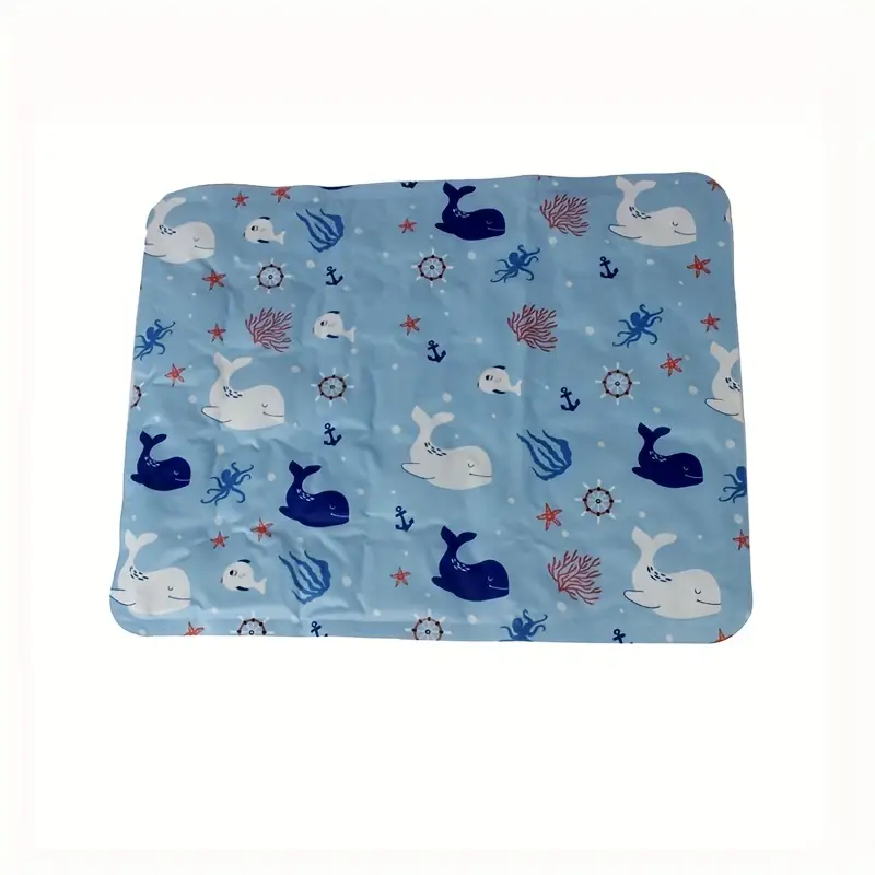 pet cooling mat cute pattern cat mat bed summer cat bed cat sleeping ice pad for kennel sofa bed details 2
