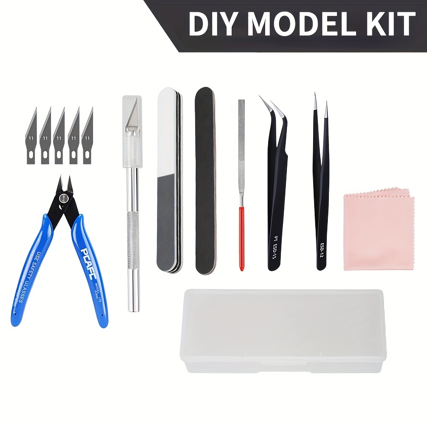 Kit D’outils Pour Impression 3D – Pince à épiler, Grattoir, Outils De Ponçage Et Gravure | Pour Finition, Nettoyage, Modélisme