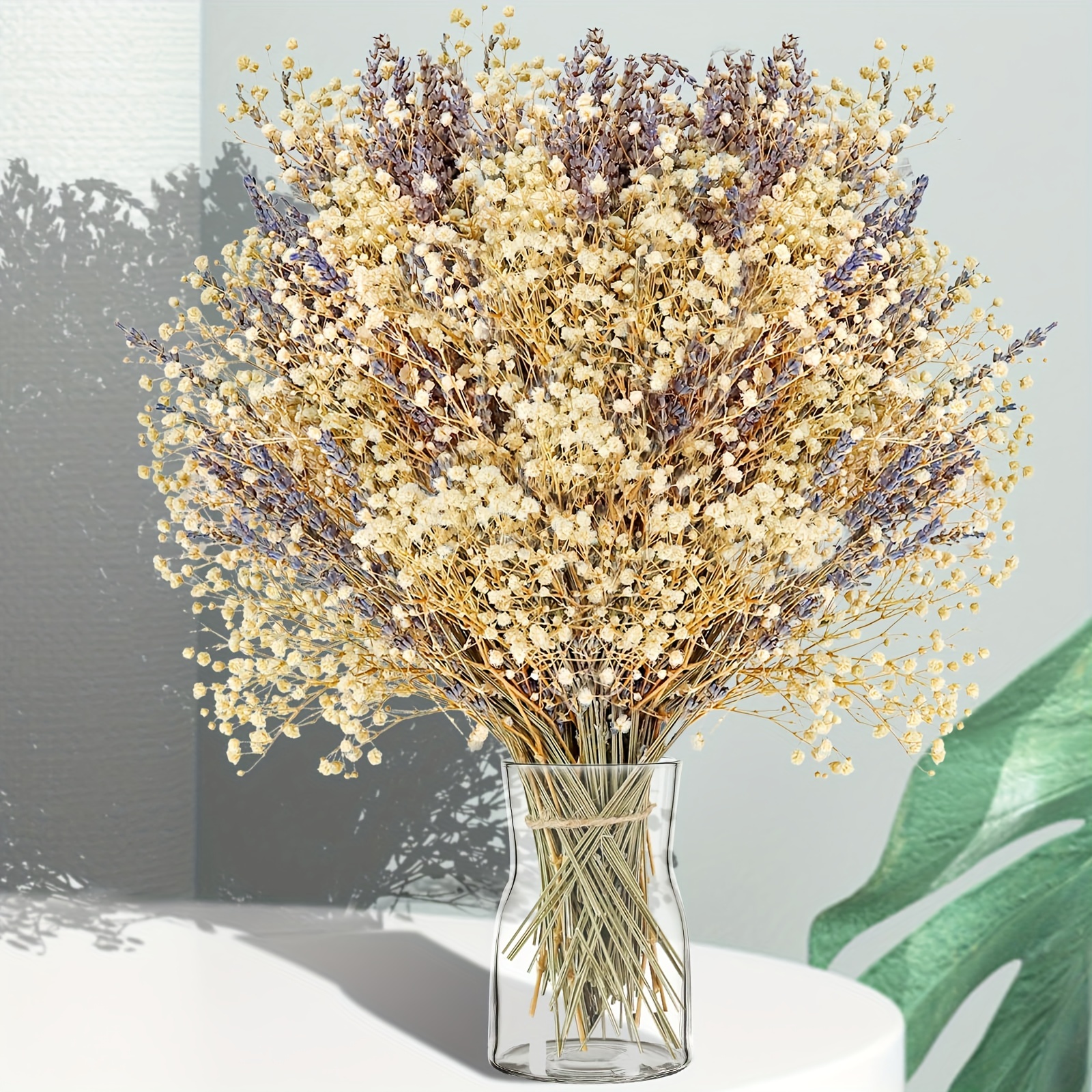 Decoración de flores de lavanda seca natural, ramos de lavanda seca para  decoración del hogar, decoración de boda, decoración de oficina, decoración