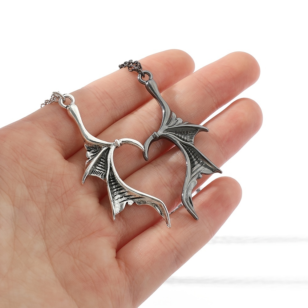 Dragon wing deals heart necklace