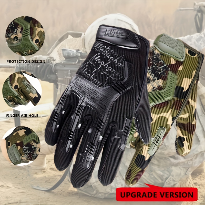 Upgrade Version Tactical Military Gloves Man's Airsoft - Temu