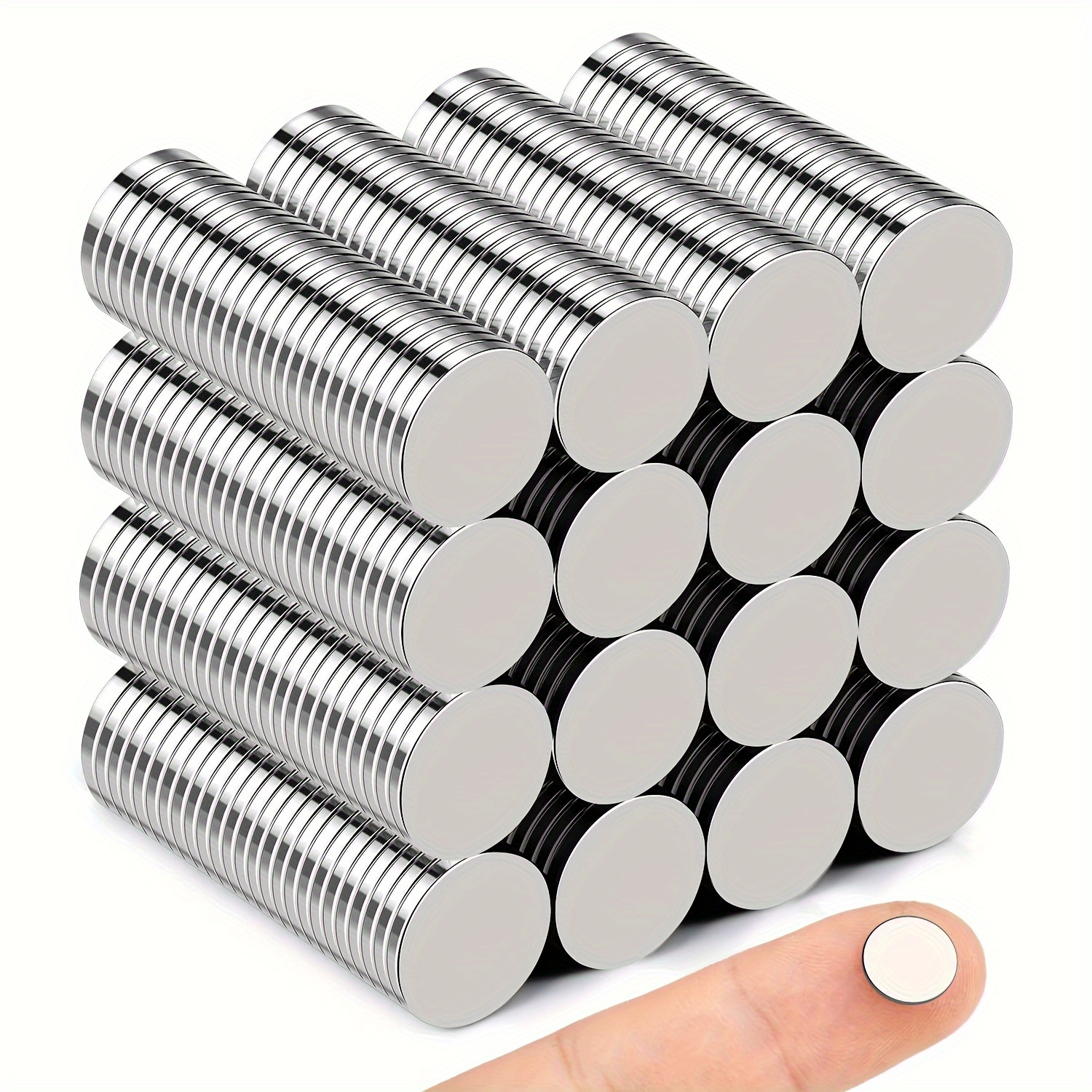 Strong Neodymium Magnets, Heavy Duty Magnets Small Round Refrigerator  Magnets For Office, Whiteboard, Dry Erase Board Cabinets, 0.79 X 0.08 Inch