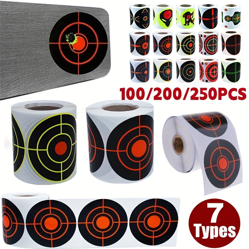  Splatterburst Targets - Roll of (200) 4 Inch Stick