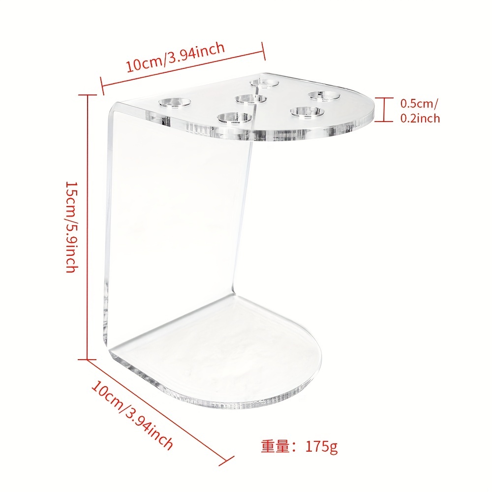 Acrylic Scissor Holder Clear