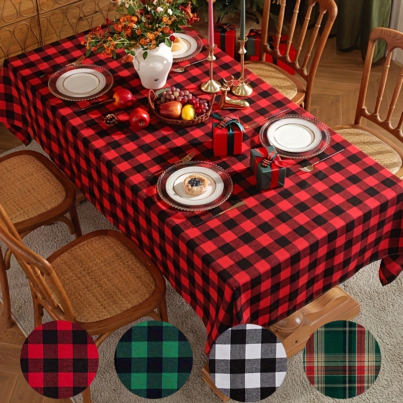 Juego de manteles individuales de 7 piezas para decoración de mesa de  comedor, estilo vintage, granja, vacaciones, para Navidad (estilo copo de  nieve)