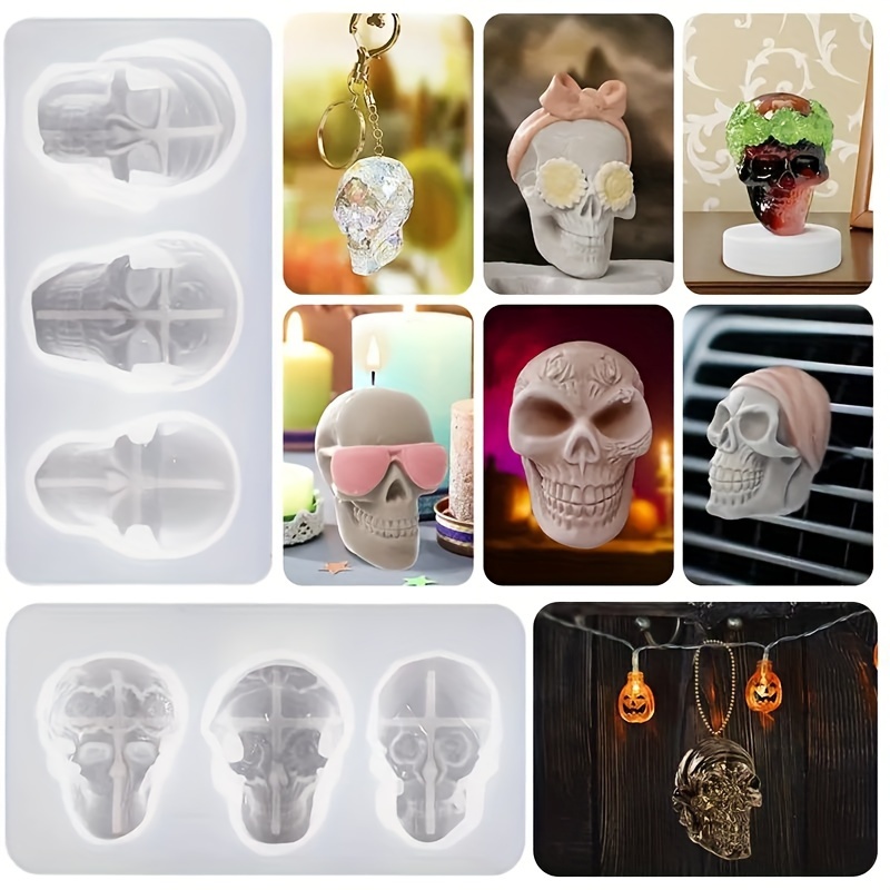 3D Skull Silicone Mold