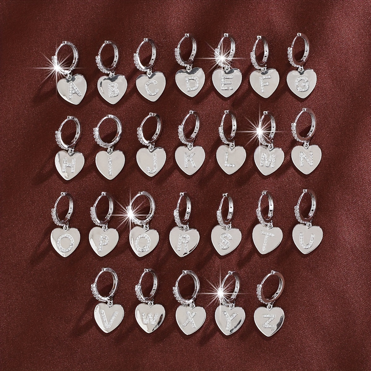 Custom Letter Dangle Earrings, Fish Hook Closure Earrings, Initial Engraved  Minimalist Earrings, Unique Earrings Gift for Loved Ones, DDWW1 