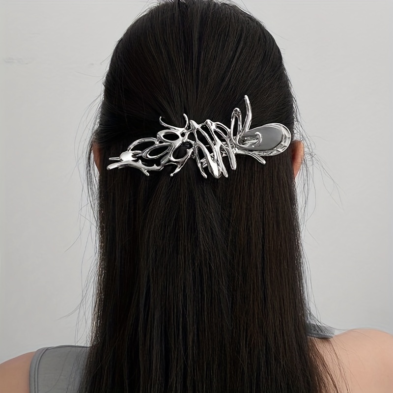 Duck Billed Clip Hair Claw for Ponytail Holder