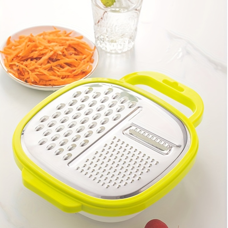 Double sided Cheese Grater With Food Storage Container And - Temu