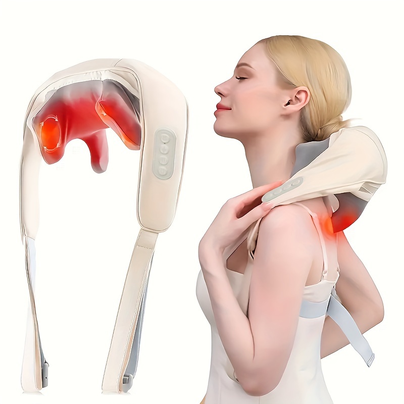 Foreverlily Neck Massager, Dual Heat Settings, For Massage Of Neck,  Shoulders, Waist, Back, Legs, And More - Temu