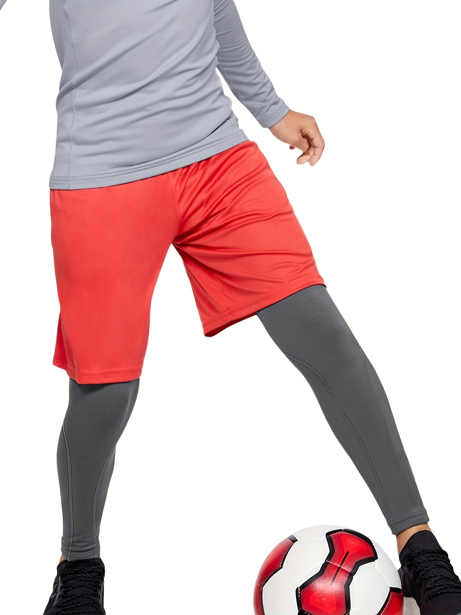 Buy Men's Youth Compression Pants Running Legging Soccer Football
