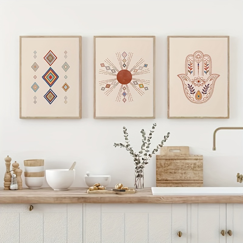 Boho chic wall online art