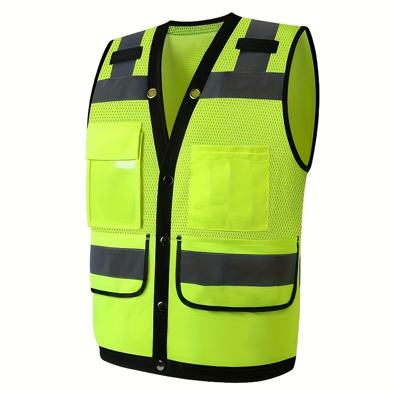 2pcs 4pcs High Visibility Vest Reflective Safety Vest Safety Vest