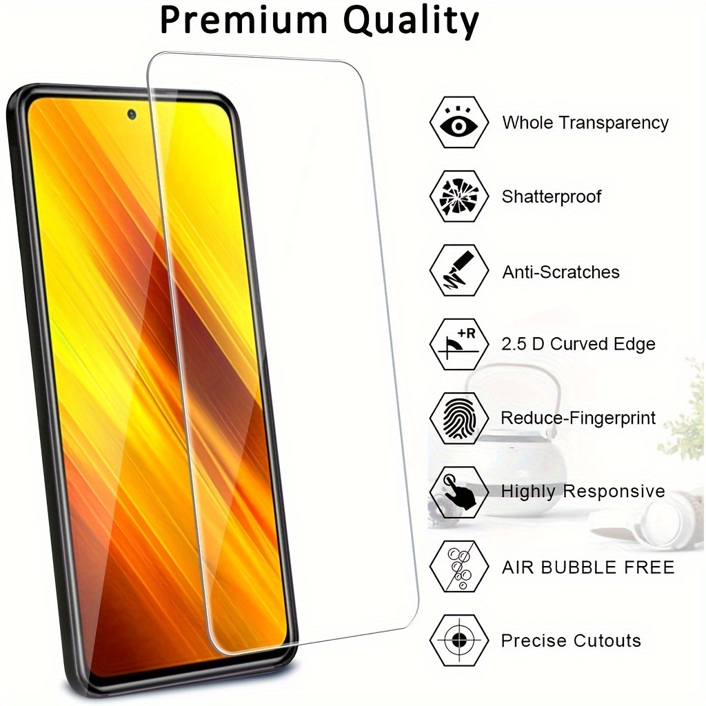 Cristal Templado Transparente para Xiaomi Poco X3 Pro
