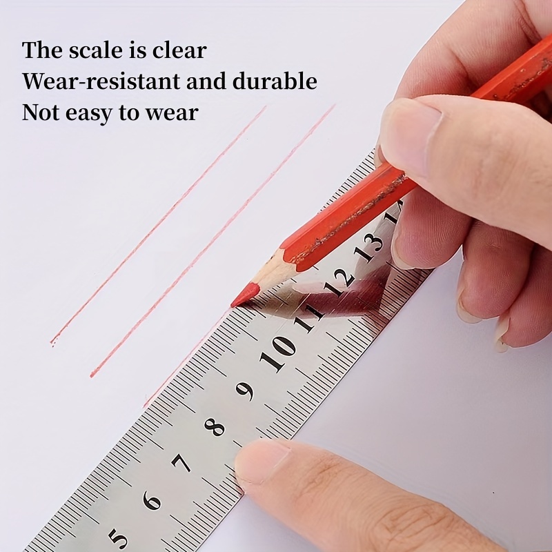 Stainless Steel Ruler Machinist Ruler metric Ruler imperial - Temu