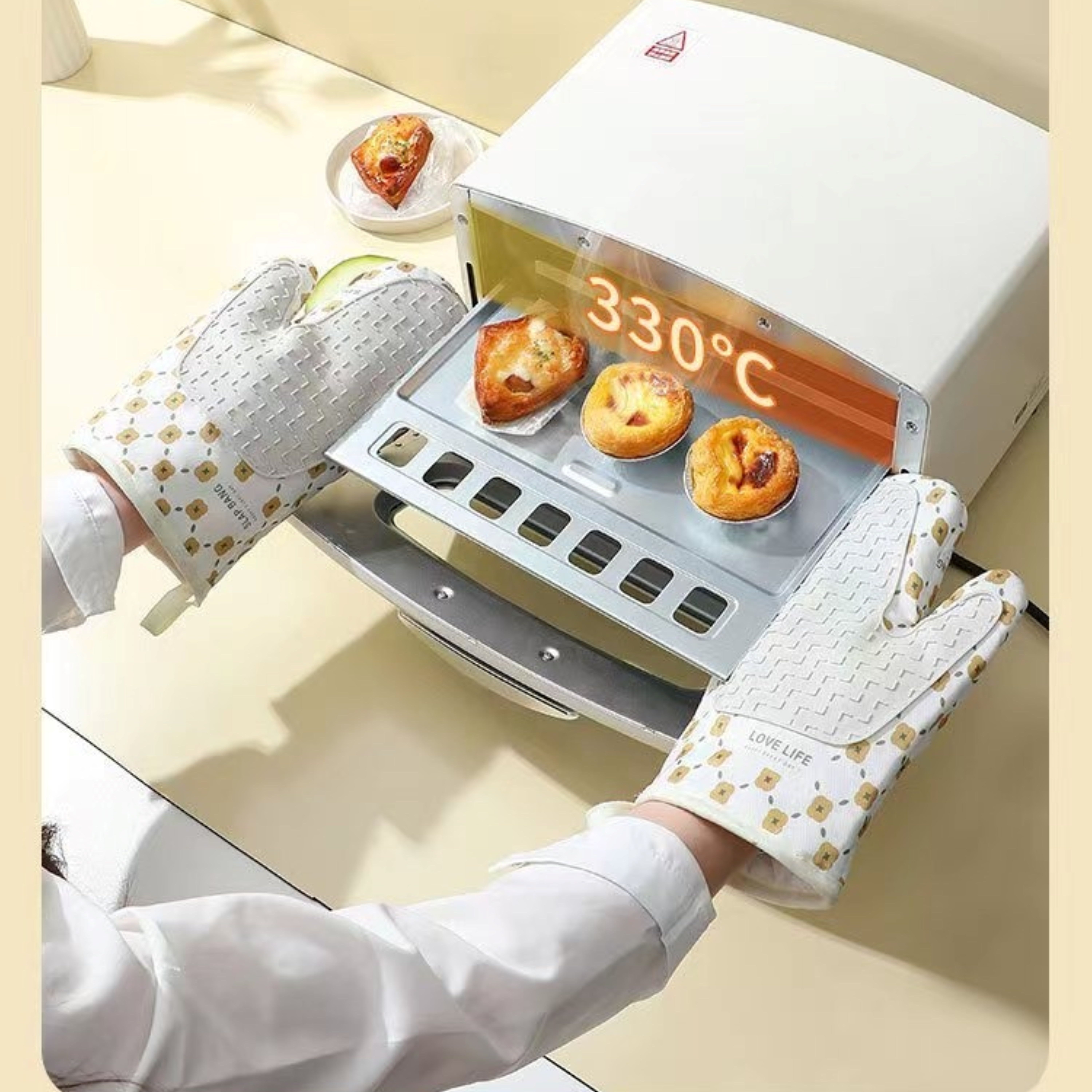 High Temperature Resistant Silicone Oven Mitts Food - Temu