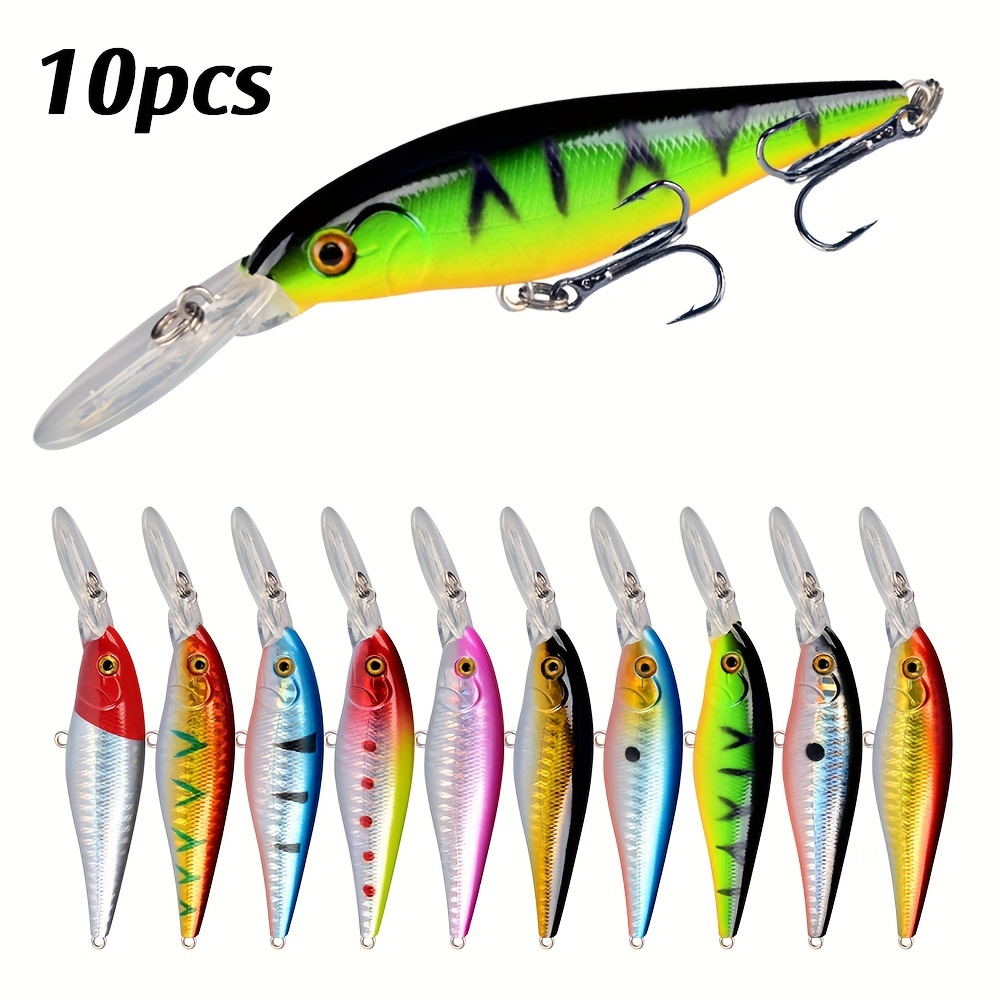 Minnow Lures: Catch More Fish With Treble Hooks Mixed - Temu Canada